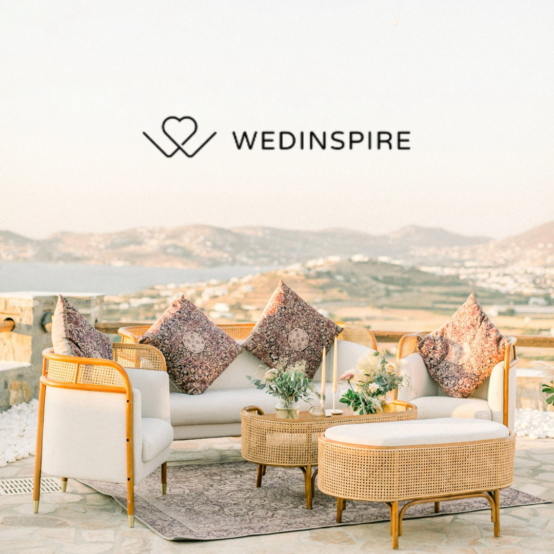 Wedding cocktail set-up, wedding in Paros - Call Me Madame